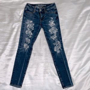 American eagle ripped jeans